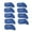 Blue, variant on Vsenkes 9Pcs Golf Iron Head Covers Golf Club Headcover for Golf Games Golfer Outdoor Red