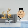 thumbnail image 2 of Estatua de escultura de ciervo,Estatuas de ciervos en pareja para decorar la entrada del hogar.,Reloj de pared,Reloj de pared decorativo para baño y dormitorio.,Reloj de pared de gato, 2 of 8