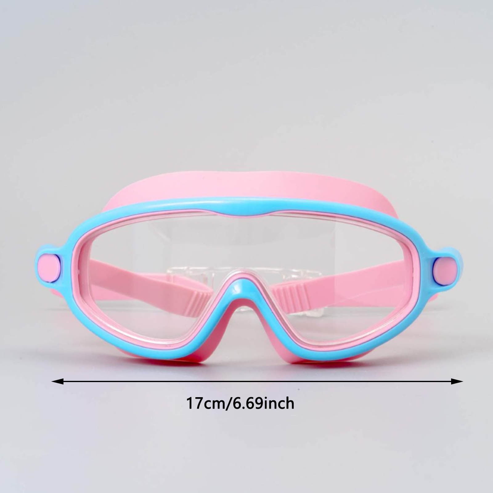Lunettes De Natation Enfant LOPHE – Grand Cadre, Anti-buée, UV, Joints En Silicone – Avec Bouchons Et Pince-nez