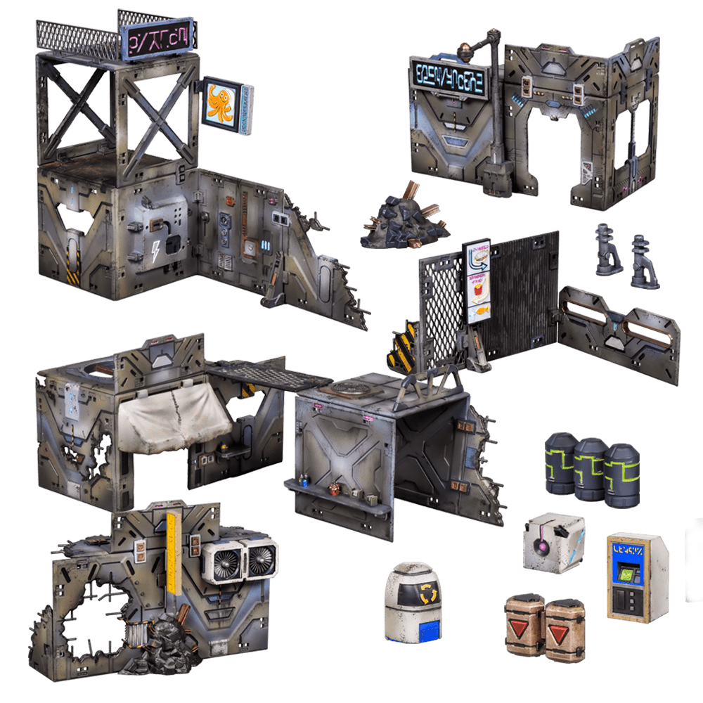 Mantic Games Terrain Crate: Adventurer's Crate Large Set - 68 Pre-Assembled 3D Scenery Miniatures For D&D, RPGs & Wargames