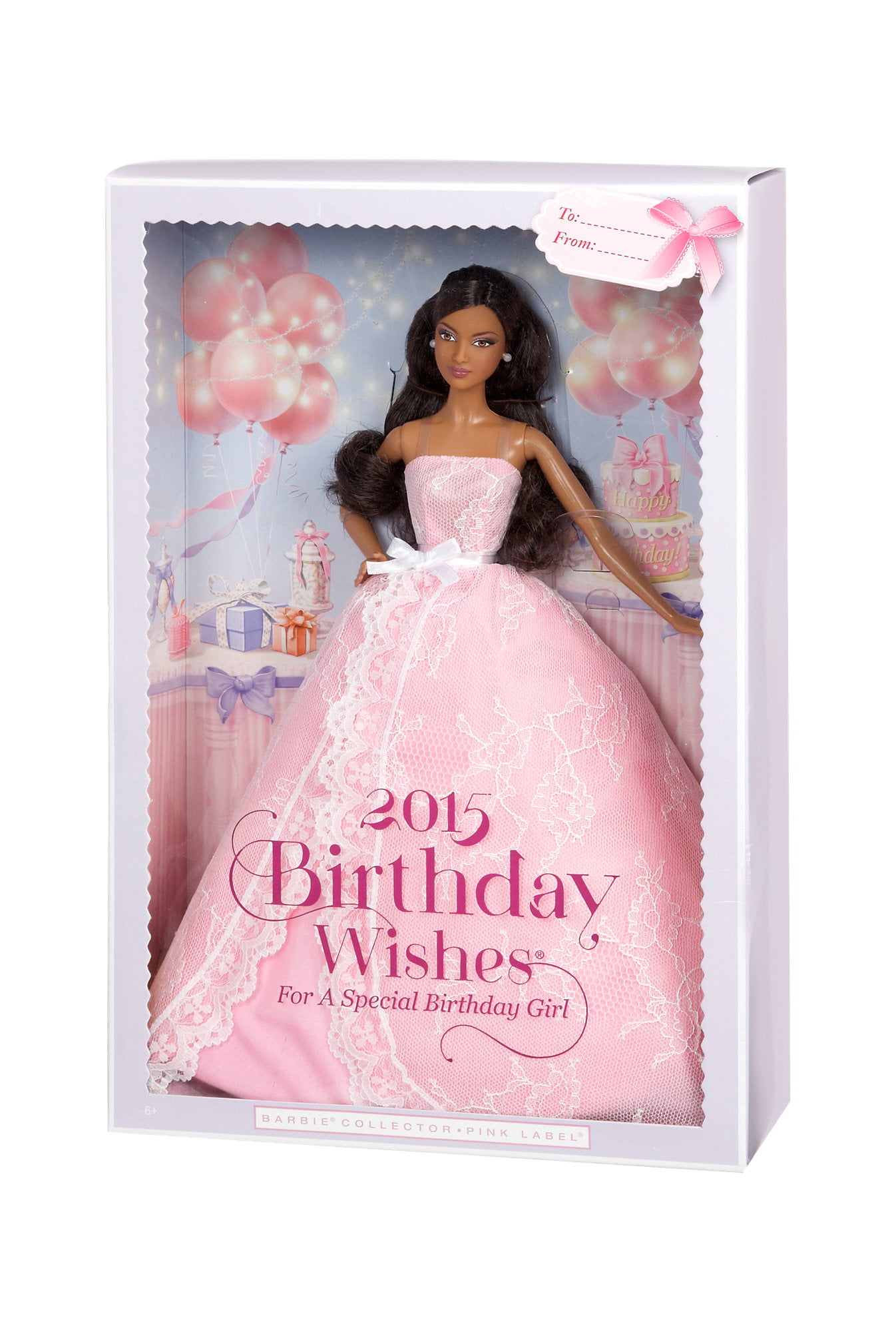 bibliothecaris Smash Miniatuur 2015 Birthday Wishes Barbie Doll, Brown Hair - Walmart.com