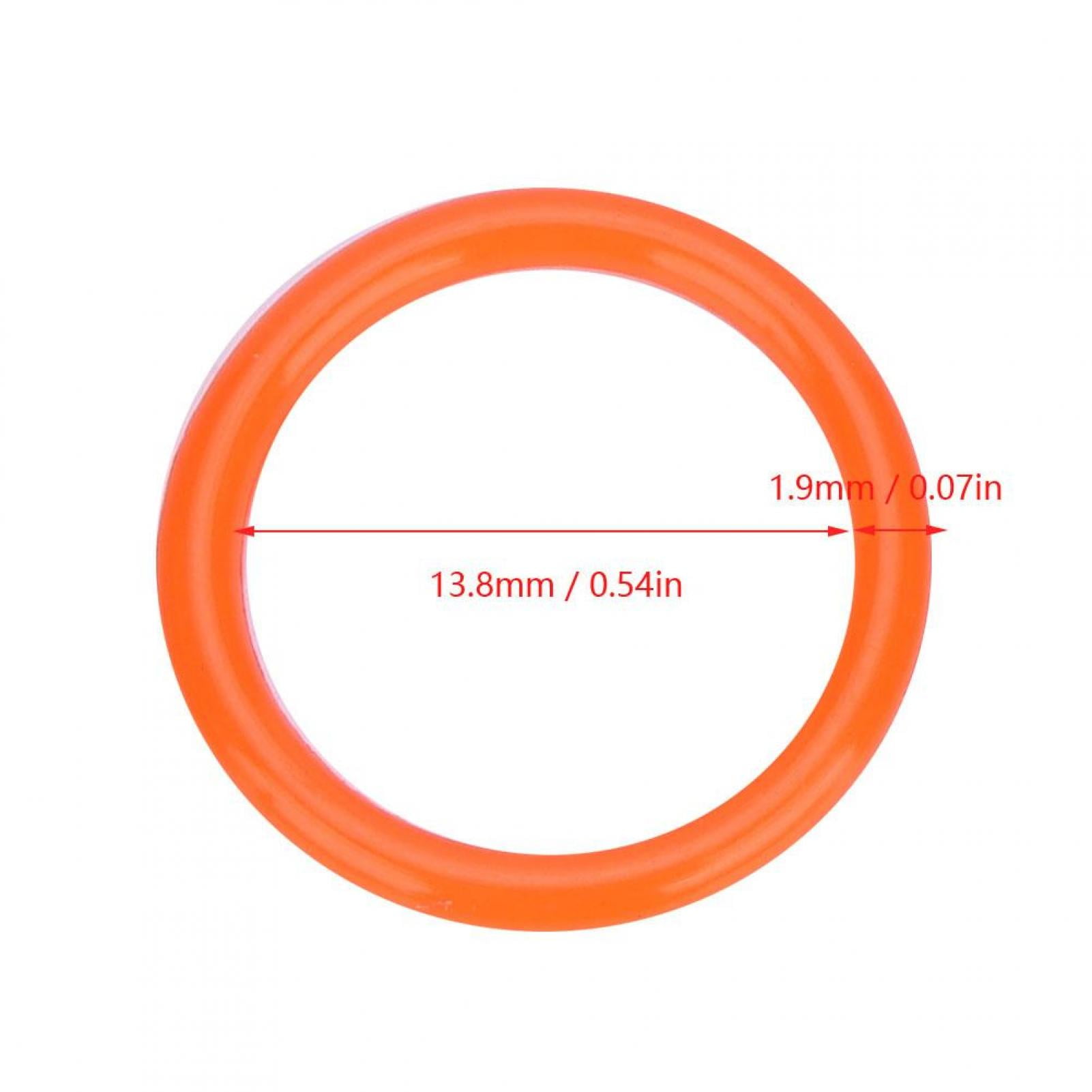 O-Rings Polyurethane - 10pcs 13.8x1.9mm Polyurethane High Strength O-Rings For Paint Ball Gun CO2 Air Tank (Beige