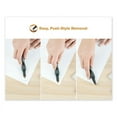 thumbnail image 2 of Professional Magnetic Push-Style Staple Remover, Black | Bundle of 10 Each, 2 of 7