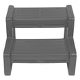 thumbnail image 4 of Vinyl Works 22 Inch Junior Resin Multi Purpose Home Spa and Hot Tub Steps, Gray, 4 of 5