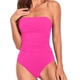 thumbnail image 6 of Stamzod Swimsuit for Women 2026 One Piece Tummy Control Bathing Suit Off The Shoulder Summer Women's Swimwear, 6 of 6