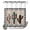 CactusXF5668, variant on No Hook Shower Curtain with Built-in Rings - Grey White Gradient Washable Waterproof Fabric Bathroom Curtains for Hotel,Rentals, Stall 36 X 78 Inch , Abstract Watercolor