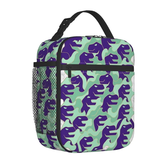 Dinosaur Lunch Bag,Reusable Insulated Lunch Box,Waterproof Leakproof Portable For Work Office Travel Picnic
