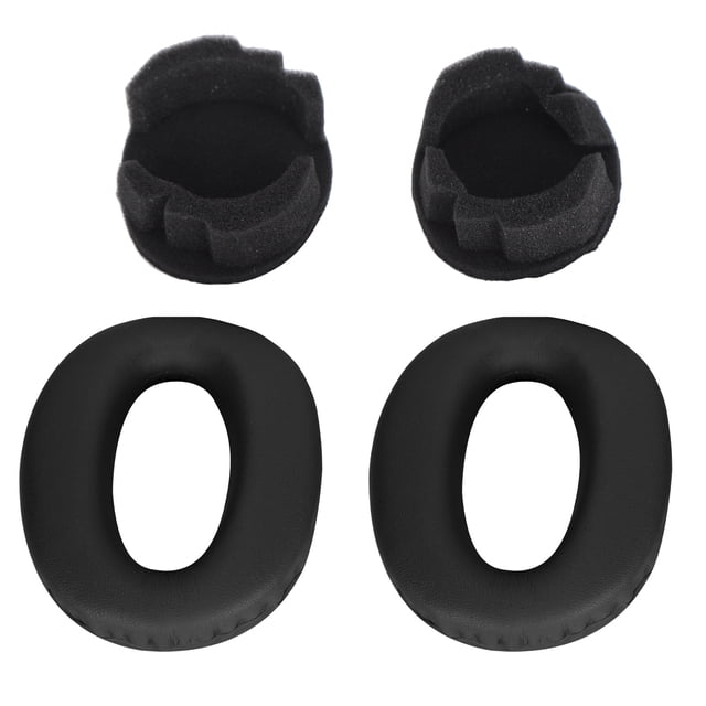 Almohadillas para la Oreja de Auriculares de Reemplazo, Cojín de auriculares de Reemplazo Ultra Delgado, Cómodo Duradero Con Algodón de Ajuste para Mdr-000X WH-000XMM2