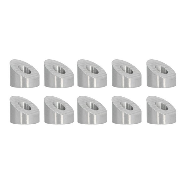 Yazoeia 10Pcs Angle Beveled Washer Stainless Steel High Tensile Strength Weatherproof Rustproof 30 Degree Washer1/8 GY228-12805