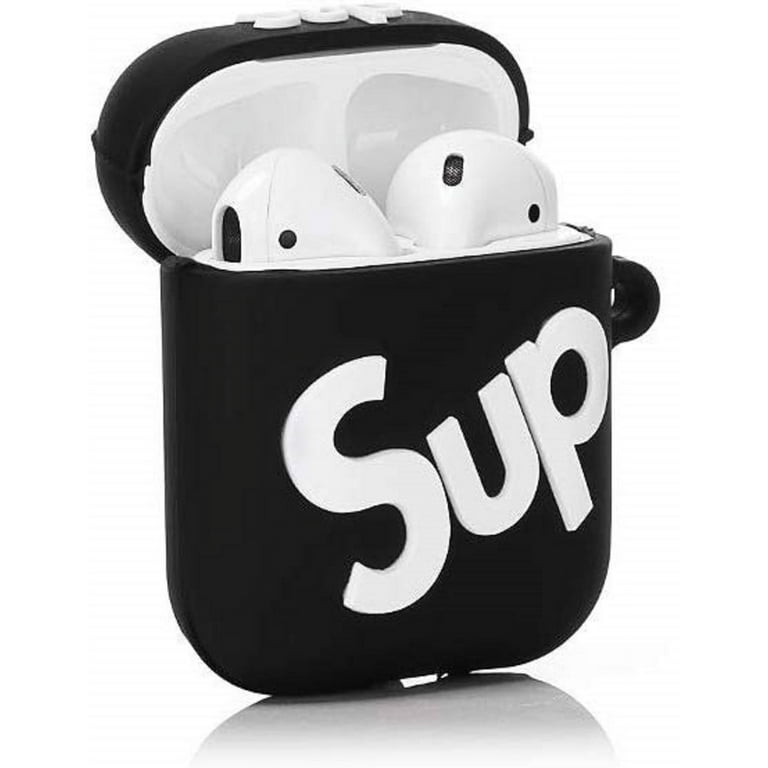 Black supreme airpod case new arrivals