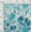 Turquoise Blue, variant on oneOone Cotton Poplin Twill Turquoise Blue Fabric Leaves & Rose Watercolor Dress Material Fabric Print Fabric By The Yard 56 Inch Wide