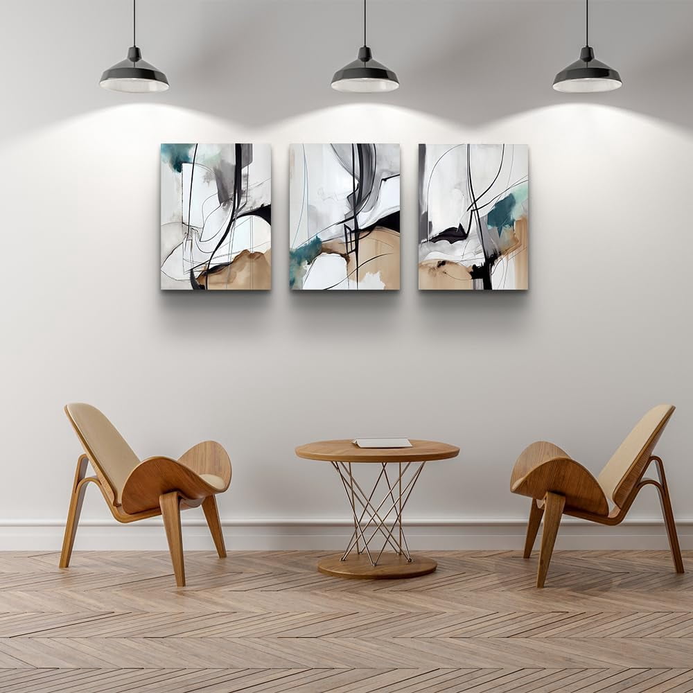 Canvas Wall Art For Living Room Wall Decor For Bedroom Modern Family Canvas Art Office Decor Abstract Wall Paintings Pictures Artwork Ready To Hang Room Home Decorations 12" X 16" 3 Piece