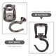 thumbnail image 3 of unbranded 1Jgo Gancho Colgante De Metal Negro Para Plantas Soporte Para Macetas Y Luces, 3 of 8