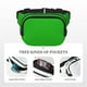 thumbnail image 5 of Fotbe Green Cangurera Cuadrada con Estampado de Doble Capa, Bolsa de Cintura Ajustable Mini para Hombres y Mujeres, 5 of 9