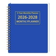 thumbnail image 3 of 2026-2028 Monthly Planner – 3 Year Monthly Planner Book, 8.5 x 11 in, PVC Hardcover Bound Calendar, Black Planner Notebook, Academic and Office Planning for Staffs and Professionals,3PCS, 3 of 10