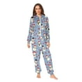 thumbnail image 4 of joogoo Christmas Snowman Snowflakes Unisex Adults Onesies Pajamas Jumpsuits L, 4 of 7