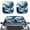 Blue Marble, variant on Jeiento Cute Sea Turtle Sun Shade for Car Windshield Auto Vehicle Shield Reflector Blocking Screen Cover Easy to Install Folding Car Sun Shade for Front Window 28.5 x 25.5 inches