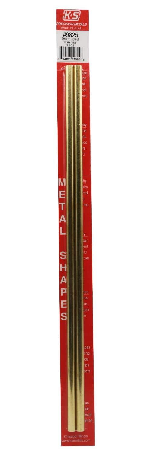 Made in USA 1 pc 0.5 in OD Solid Round Aluminum Rod Manufacturer K&S Precision Metals Pack of 2 1/2 OD x 12 Length 