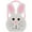 White A White Rabbit Baske, variant on Felt Basket with Carrying Handle Happy Easters Decoration Handmade Felt Themed Handbag for Festival Gatherings Themed Handbag with Carrying Handle Easters Felt Basket for Home and School Activities Party Supplies