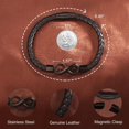 thumbnail image 5 of To My Man, To My Son, Infinity Leather Bracelet Boyfriend Grandson Gifts Bracelets from Wife Mother Girlfriend Grandmother Love Forever Anniversary Birthday Christmas Gifts for Men Husband Son, 5 of 7