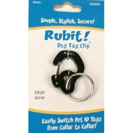 UPC: 0628586508996 | Rubit! Curve Shape Dog Tag Clip Large
