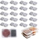 thumbnail image 3 of Reusable Snack Pack Containers,Nut Cheese Collapsible Snack Containers with Lids, 3 of 5