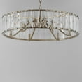 thumbnail image 2 of 21866BCGS Maxim Lighting Odeon - 6 Light Chandelier-9.5 Inches Tall and 26.75 Inches Wide-Golden Silver Finish    -Traditional Installation, 2 of 4