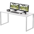 thumbnail image 3 of Commercial-Grade Office Computer Desk  x cm  Silver w/Espresso Top, 3 of 6