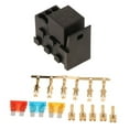 thumbnail image 2 of Ana 4-Slot Relay Fuse Holder Box 3 Blade Fuses Socket Holder for Automotive Boat, 2 of 9