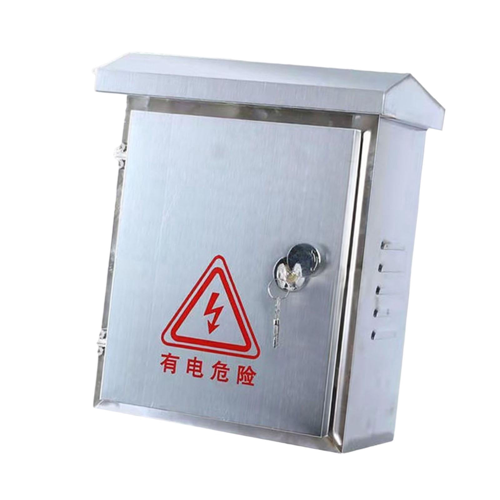 lacooooppia Outdoor Electrical Box Practical Versatile Dustproof Waterproof Junction Box Round Lock