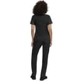 thumbnail image 5 of Stat Medical Wear 100200 Womens Scrubs Set 2 Pocket V-Neck Scrub Top with 5 Pocket Drawstring Pant Black XS, 5 of 6