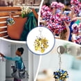 thumbnail image 6 of Uxcell 20 Pcs Cheer Pom Pom Keychain, Cheerleading Gift Charm Plastic Keyring Bulk for Cheerleaders Team Women Sports Events Cheer Accessory Supplies, Gold Tone/Silver Tone, 6 of 6