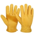 thumbnail image 3 of Noir 8.5*18CM 1 paire de gants de jardinage flexibles et résistants aux épines - Gants de travail confortables en cuir - Gants de travail pour soudage - Pour homme et femme, 3 of 3