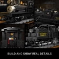 thumbnail image 3 of Shay-Type Steam Locomotive Building Set with LED Lighting, Remote/App Control Model Train Block Kit with Tracks, Engineering Toy Kit for Adults (880 PCS), 3 of 7