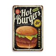 thumbnail image 3 of Letreros de hojalata de metal con hamburguesas frescas de Hot Dog, carteles vintage de barbacoa, decoración de pared para el hogar, cocina, pintura de placa de hierro, placas de tienda de comida rápid, 3 of 5