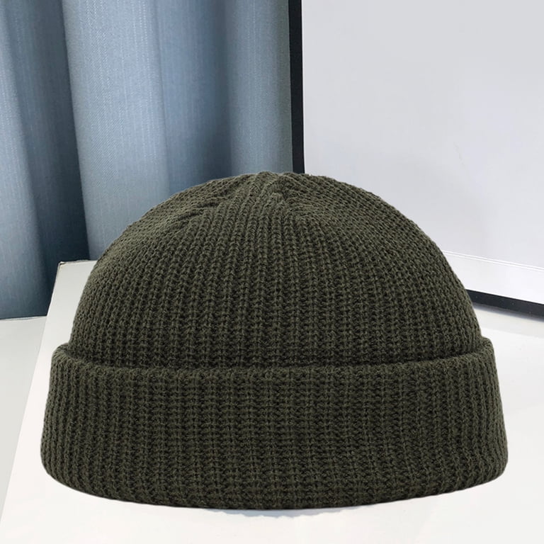 Slouchy Beanie Hat Stretchy Knitted Skull Cap Winter Warm Merino Wool MCTi Lightweight Slouchy Beanie for Running & Cycling main image 4
