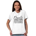 thumbnail image 5 of Create Future Inspiration Cute Gym Women's Graphic T Shirt Tees Brisco Brands S, 5 of 5