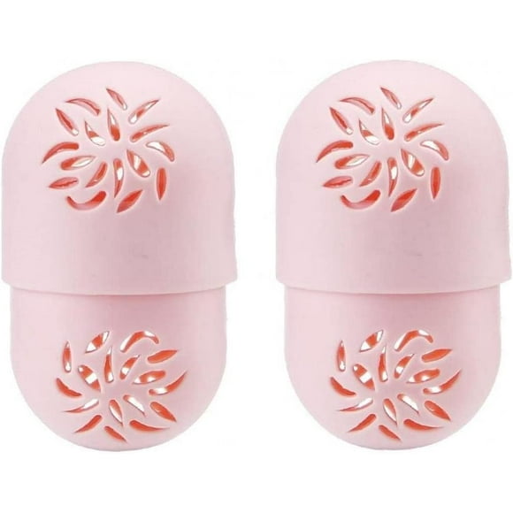 2 Pcs Silicone Beauté Éponge Boîte Poudre Stockage Oeuf Support de Séchage Cosmétique Boîte de Sécurité Maquillage Acc