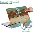 thumbnail image 3 of YMIX Coque en Plastique à Encliqueter Étui Rigide de Protection pour Macbook Pro 15 Pouces avec CD-ROM (A1286), 01 Anchor, 3 of 7