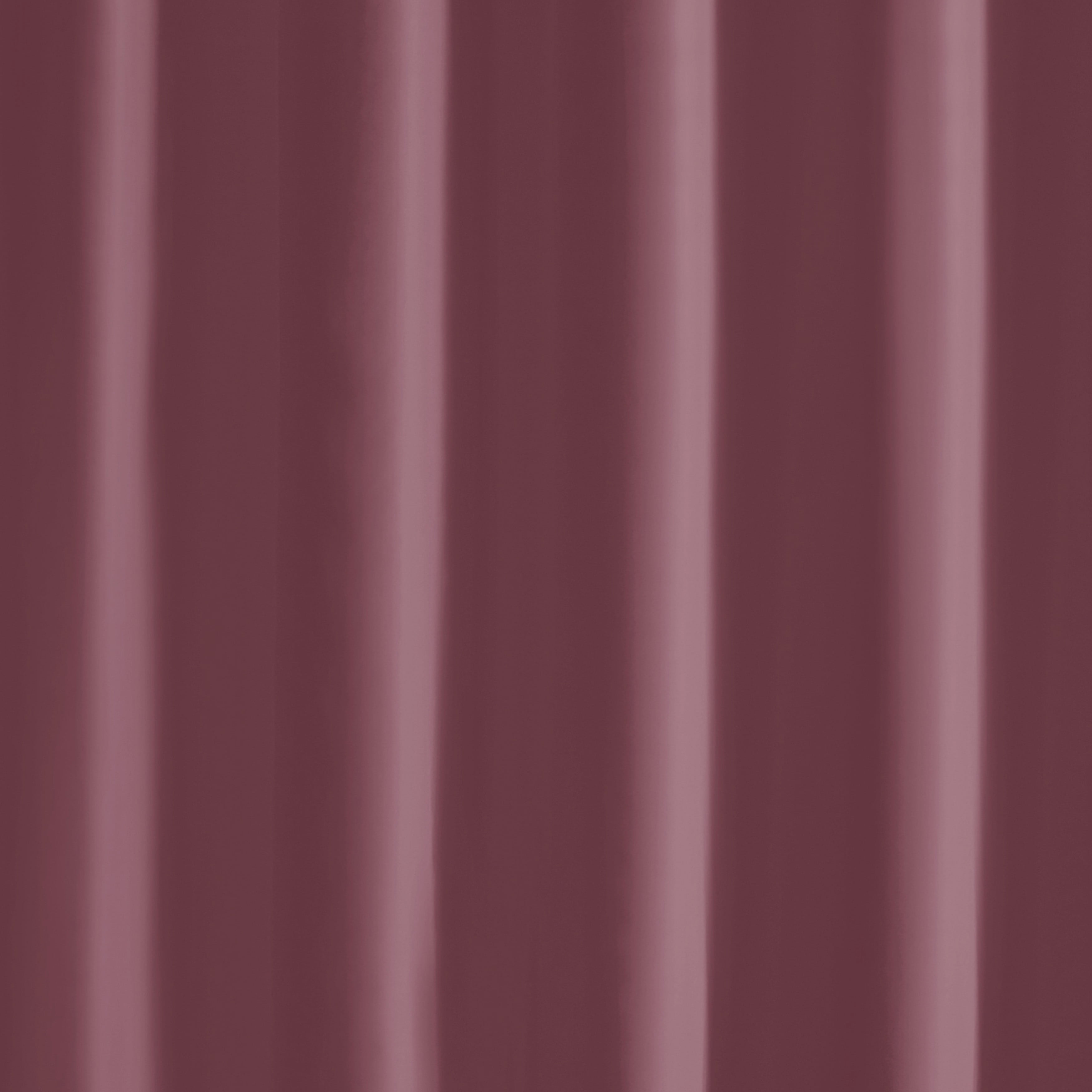 VCNY Home Hotel Style Burgundy Heavy Duty PEVA Shower Liner, 72" x 72"