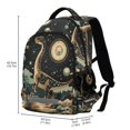 thumbnail image 2 of FORMRS Kids School Backpack Elementary Student Unisex Travel Bookbag with Reflective Stripes, Black Dinosaur, 2 of 7
