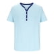 thumbnail image 3 of pstuiky Camisas de manga corta para hombre, Camisa tipo blusa de manga corta con cuello vuelto y botones de color para hombre camisas casuales para hombre xl, 3 of 5