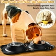 thumbnail image 6 of Pet Dog Bowls 2 Stainless Steel Dog Bowl with No Spill Non-Skid Silicone Mat + Pet Food Scoop Water and Food Feeder Bowls for Feeding Small Medium Large Dogs Cats Puppies (S, Pink), 6 of 7