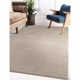 thumbnail image 1 of LaDole Rugs 4x6 ft Modern Premium Area Rug | Textured Small Carpet For Bedroom, Living Room, Kitchen, Entry Way, Indoor Floor Décor | Beige Cream, 1 of 5