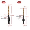 thumbnail image 3 of Juego de brocas avellanador con cambio rápido de 5 piezas para carpintería y carpintería y llave Allen (6-14), 3 of 5