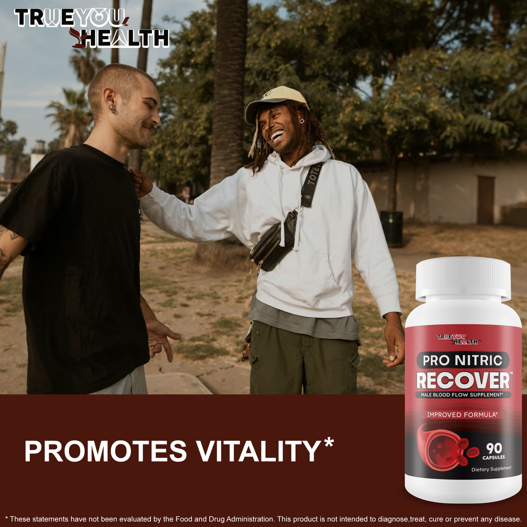 Pro Nitric Recover - Improved Formula - Our Best Blood Flow Supplement - Nitric Oxide Circulation & Vein Support - Healthy Blood Flow Circulation Supplements for Men Blood Vitamin Blood Flow Booster