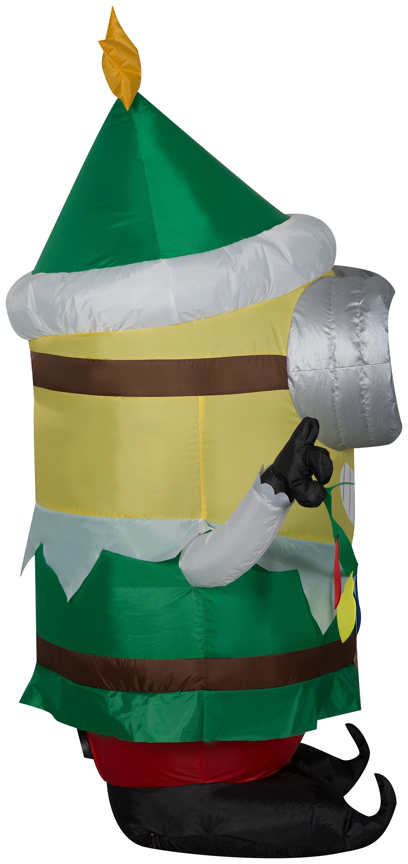 Gemmy Christmas Airblown Inflatable Minion Dave with Light String, 3.5 ft Tall, Yellow