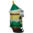 thumbnail image 4 of Gemmy 9080919 3.5 ft. Bob as Elf Inflatable LED Minions Airblown, 4 of 4
