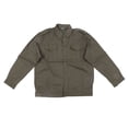 thumbnail image 1 of Men Work Uniform Green Long Sleeve Pure Cotton Casual Unified Uniform for Daily Party Single Top 180, 1 of 23