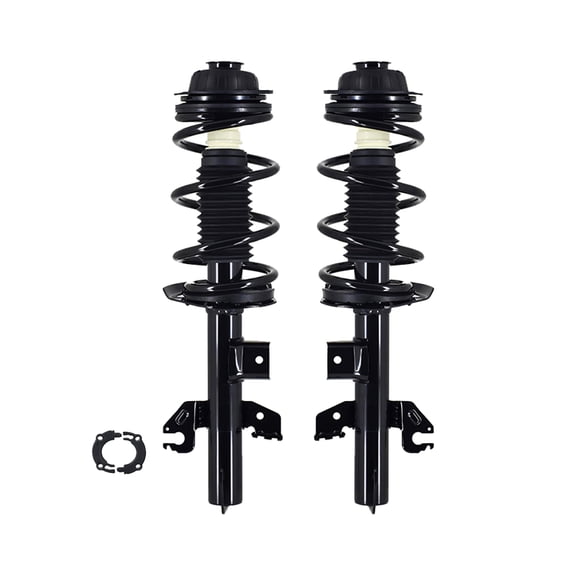 Pair 2 Front Left-Right Quick Complete Strut-Coil Spring To 2014-2018 Jeep Cherokee FWD